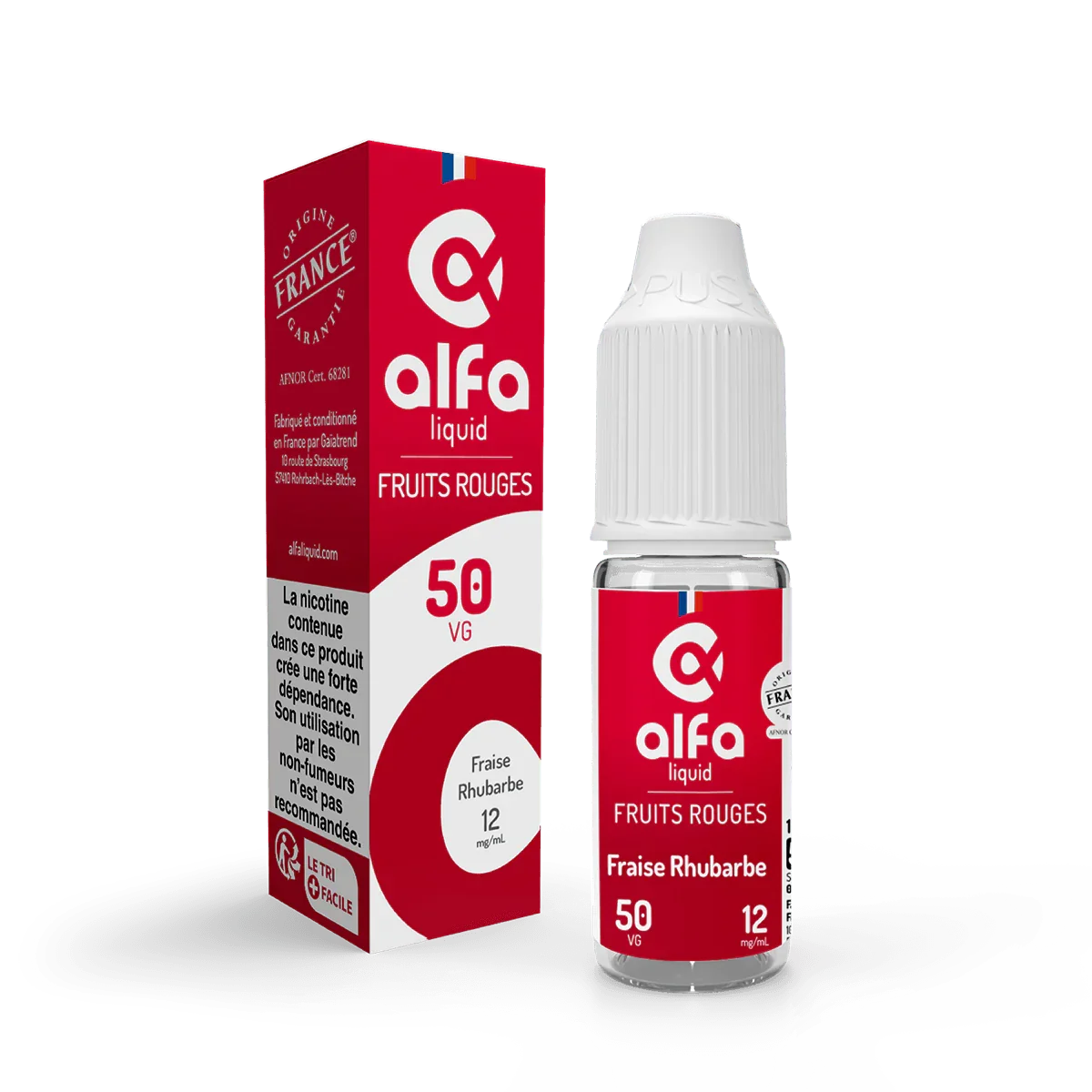 e-liquide Fraise Rhubarbe Alfaliquid - VAP|LAB Alsace