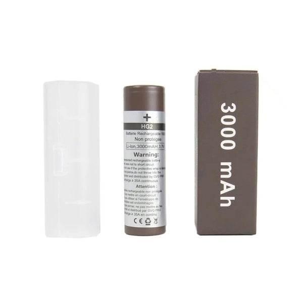 Accus 18650 3000mAh 35A HG2 LG - VAP|LAB Alsace