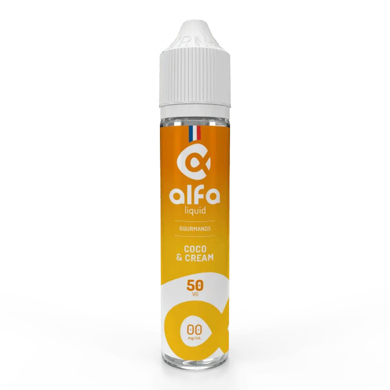 e-liquide Coco and Cream - Shake and Vape Alfaliquid - VAP|LAB Alsace