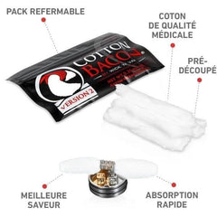 Fibres et cotons Coton Bacon V2 Wick N' Vape - VAP|LAB Alsace