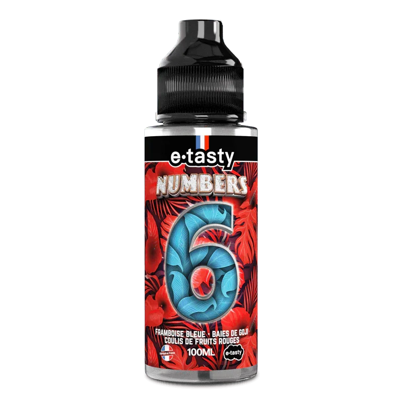 e-liquide NUMBERS 6 - 100 mL e.tasty - VAP|LAB Alsace