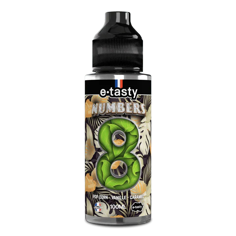 e-liquide NUMBERS 8 - 100 mL e.tasty - VAP|LAB Alsace