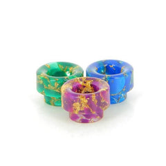 Drip tip 810 Résine Epoxy Pépite Dorée VAP|LAB Alsace - VAP|LAB Alsace