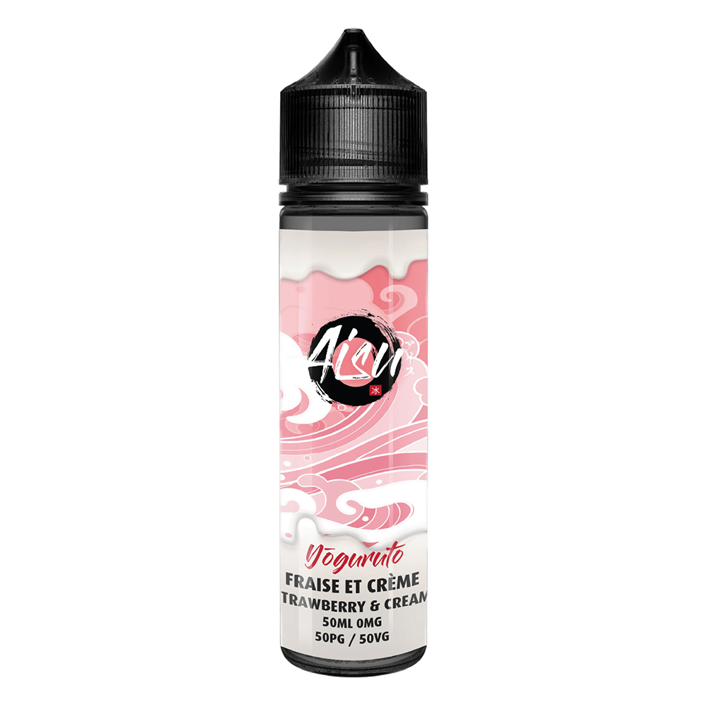 e-liquide STRAWBERRY & CREAM 50ML - AISU YOGURUTO AISUVAPE - VAP|LAB Alsace