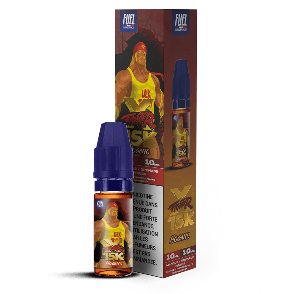 e-liquide Hogano XFighter 15K 10 mL 10mg sel de nicotine de la collection Fighter FUEL par le fabricant de e-liquide Maison FUEL