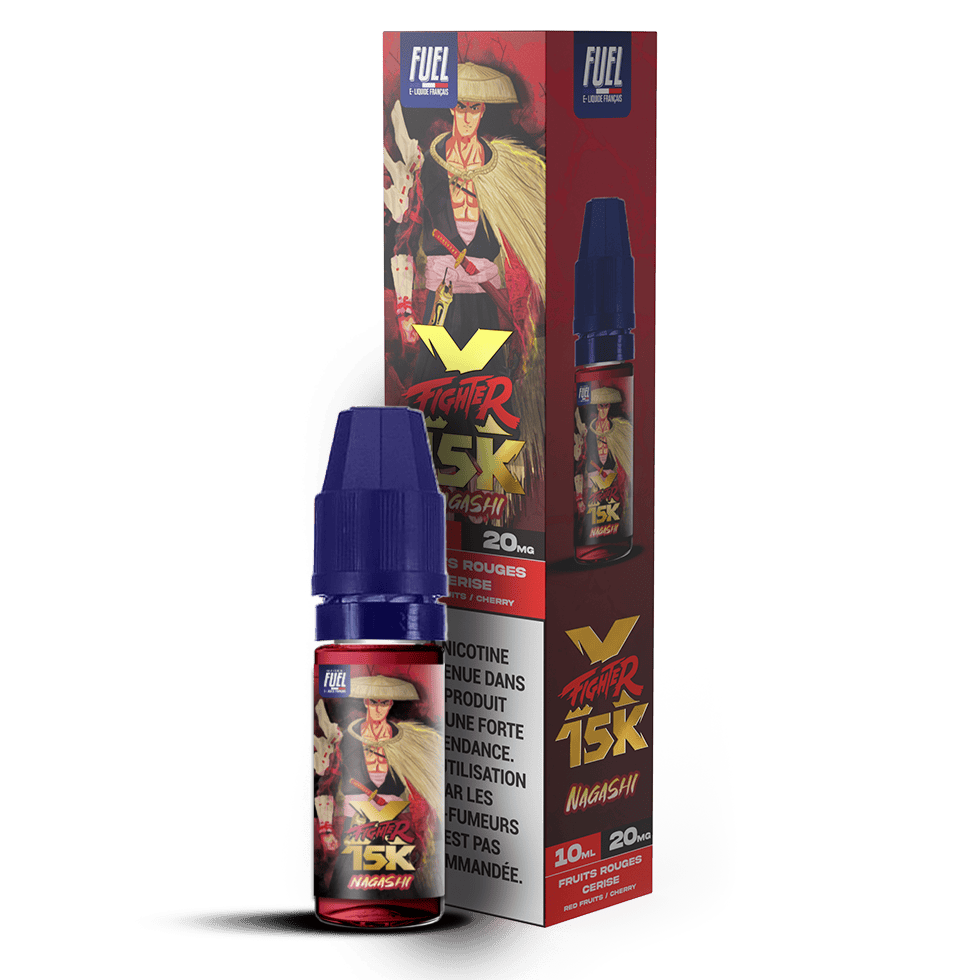 e-liquide Nagashi XFighter 15K 10 mL 20mg sel de nicotine de la collection Fighter FUEL par le fabricant de e-liquide Maison FUEL