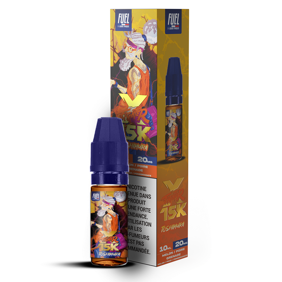 e-liquide Toshimura XFighter 15K 10 mL 20mg sel de nicotine de la collection Fighter FUEL par le fabricant de e-liquide Maison FUEL
