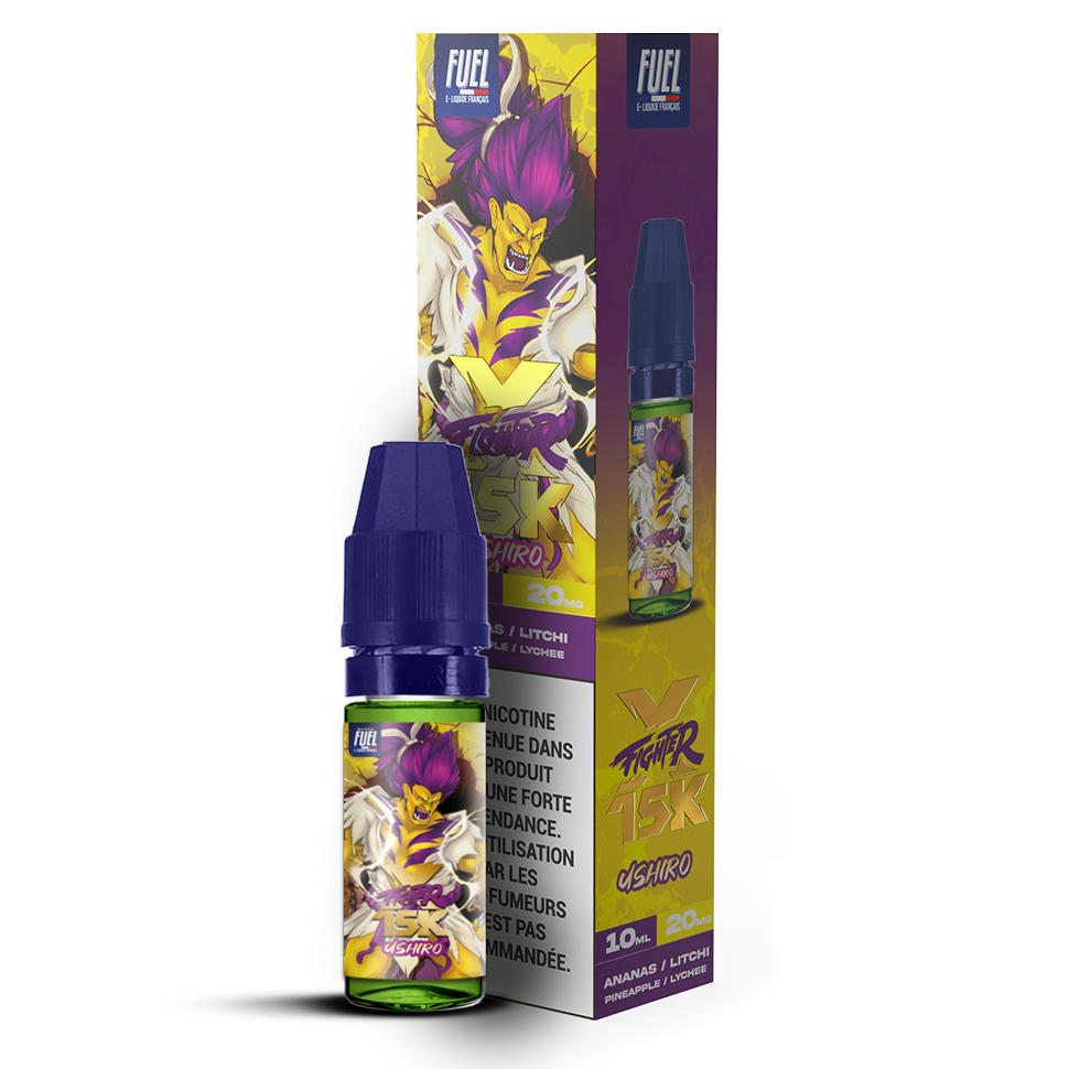 e-liquide Ushiro XFighter 15K 10 mL 20mg sel de nicotine de la collection Fighter FUEL par le fabricant de e-liquide Maison FUEL
